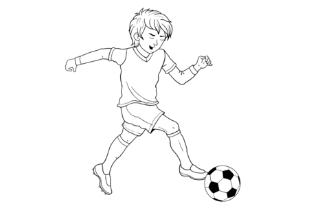 Coloriage Sport7 – 10doigts.fr
